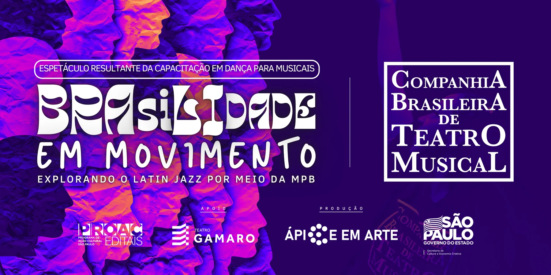 Banner do espetáculo BEM — Brasilidade em Movimento