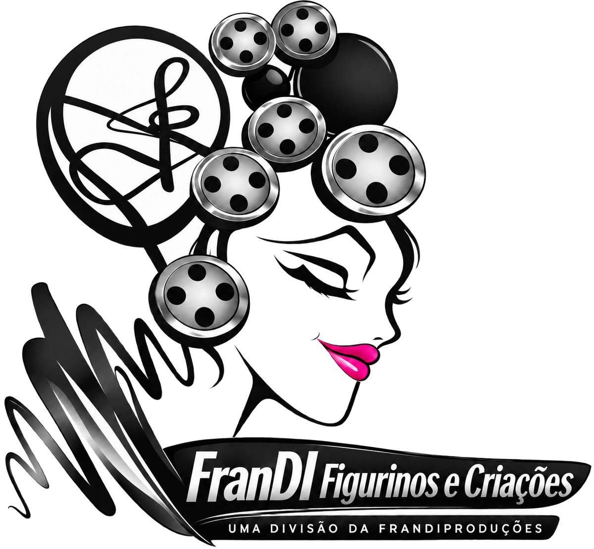 Logo oficial da FranDI Figurinos e Criações, uma divisão da FranDIProduções